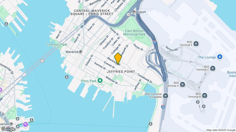 287 Maverick St Mapa y Detalles de la Ubicación
