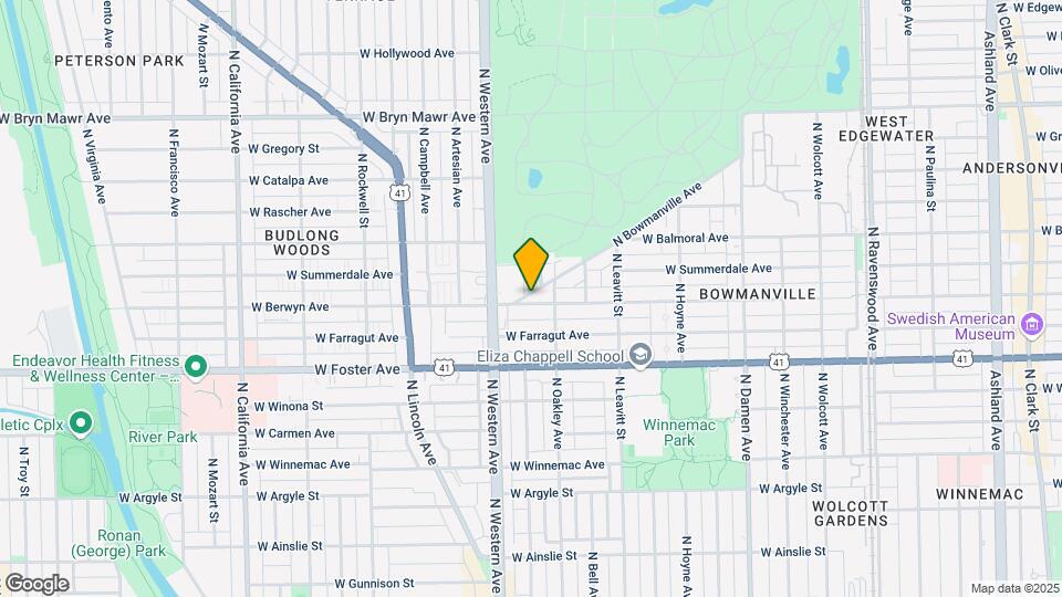 2318 W Berwyn Ave Mapa y Detalles de la Ubicación