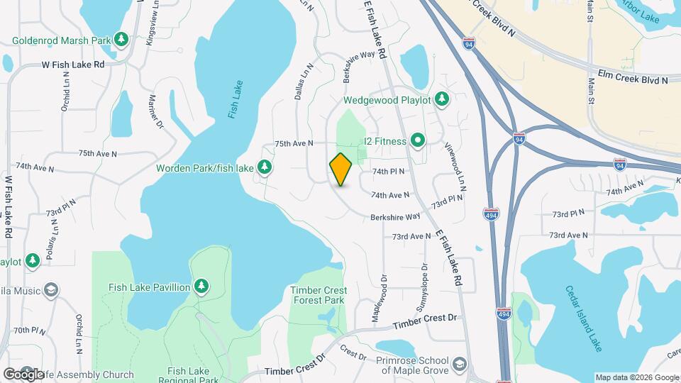 7470 Berkshire Way Map and Location Details