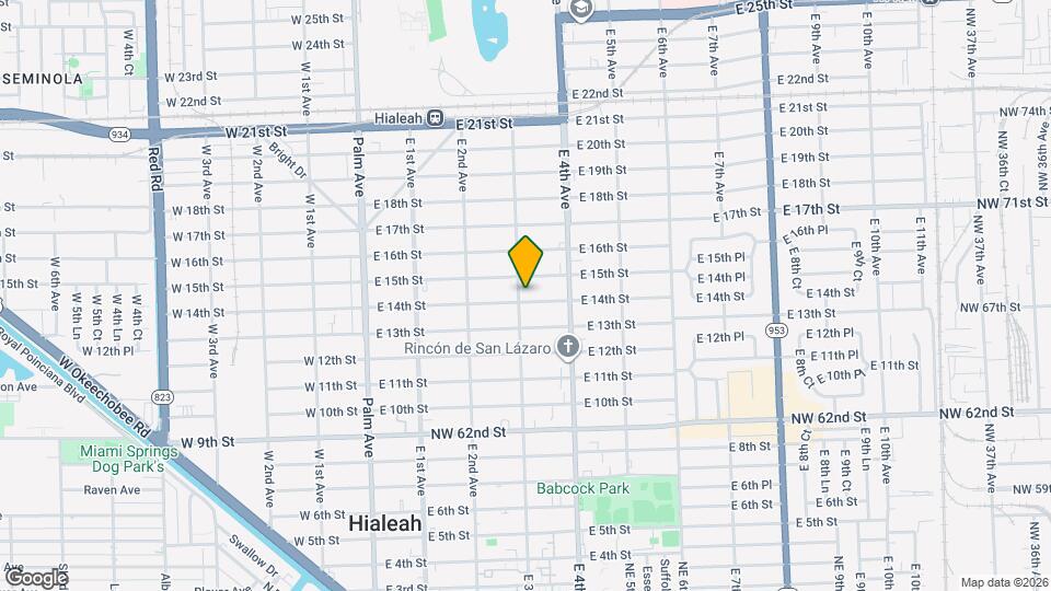 307 E 14th St Map and Location Details