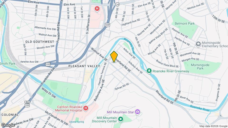 426 Walnut Ave SE, Unit Unit D Map and Location Details