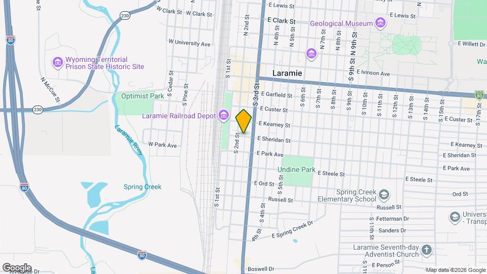208 E Sheridan St Mapa y Detalles de la Ubicación