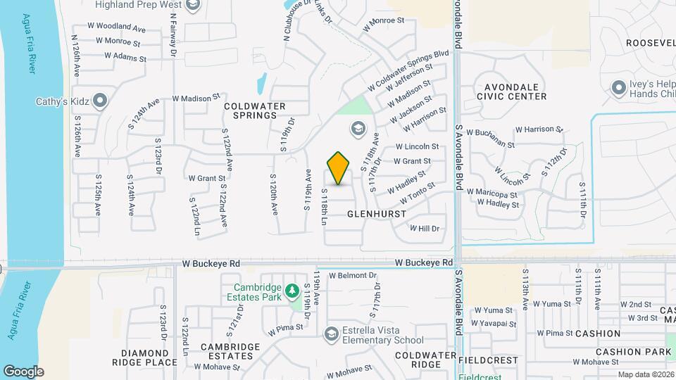 11867 W Sherman St Mapa y Detalles de la Ubicación