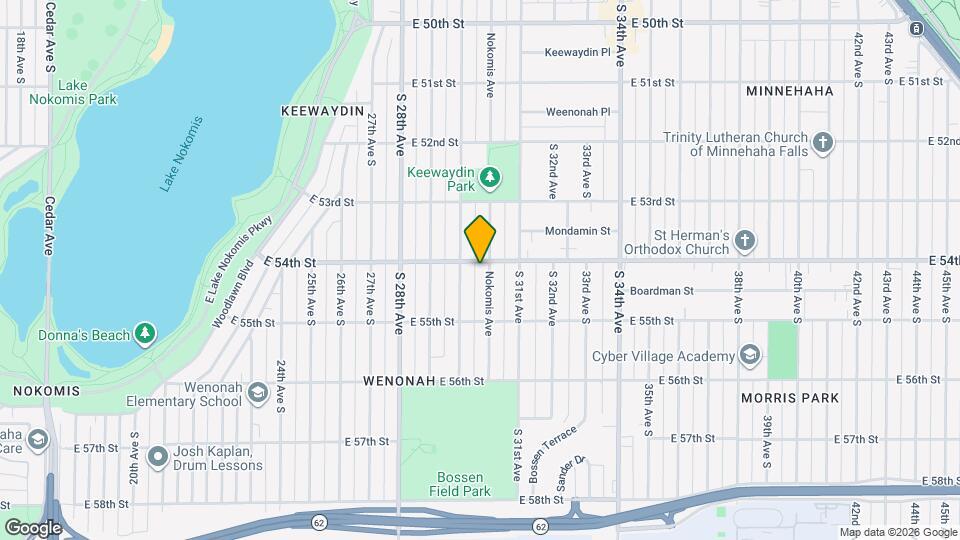 5406 Nokomis Ave Map and Location Details