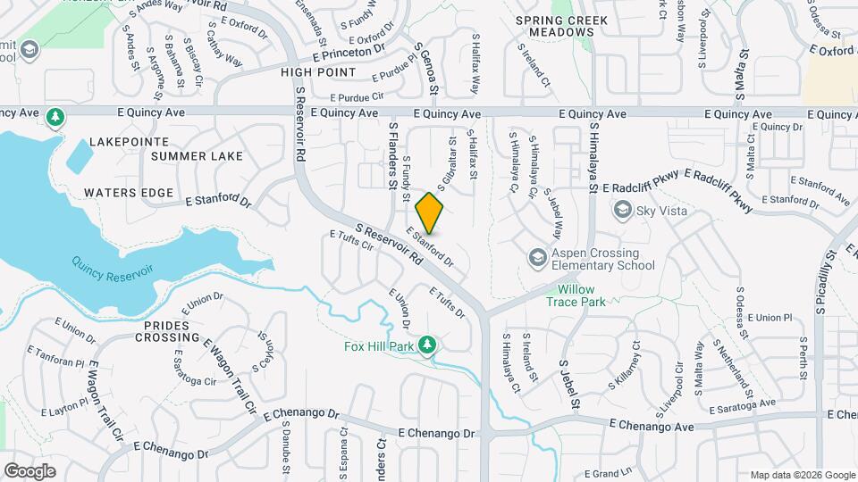 19823 E Stanford Dr Map and Location Details