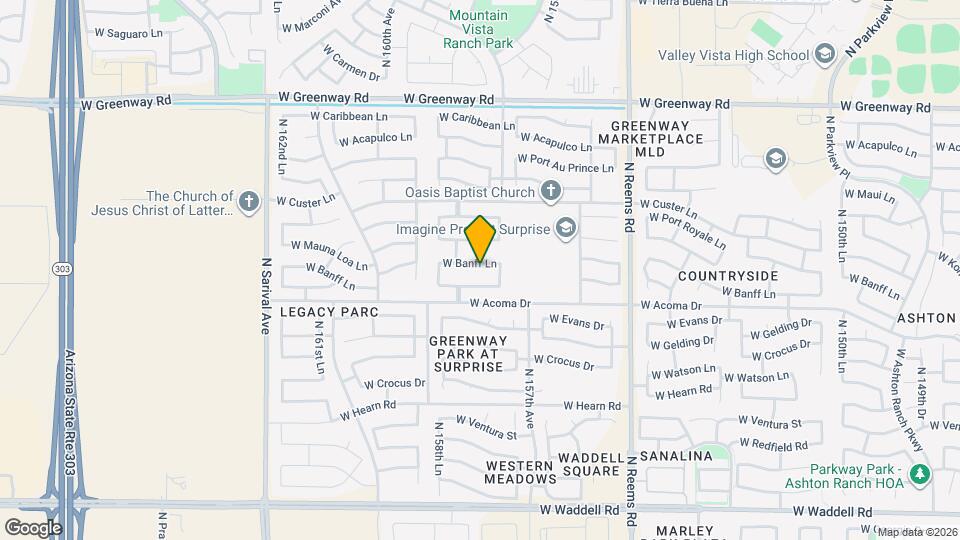 15811 W Banff Ln Map and Location Details