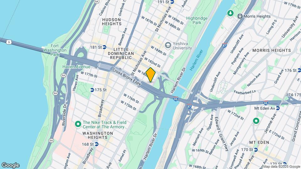 2400 Amsterdam Ave Map and Location Details