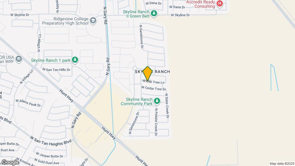 931 W Oak Tree Ln Map and Location Details