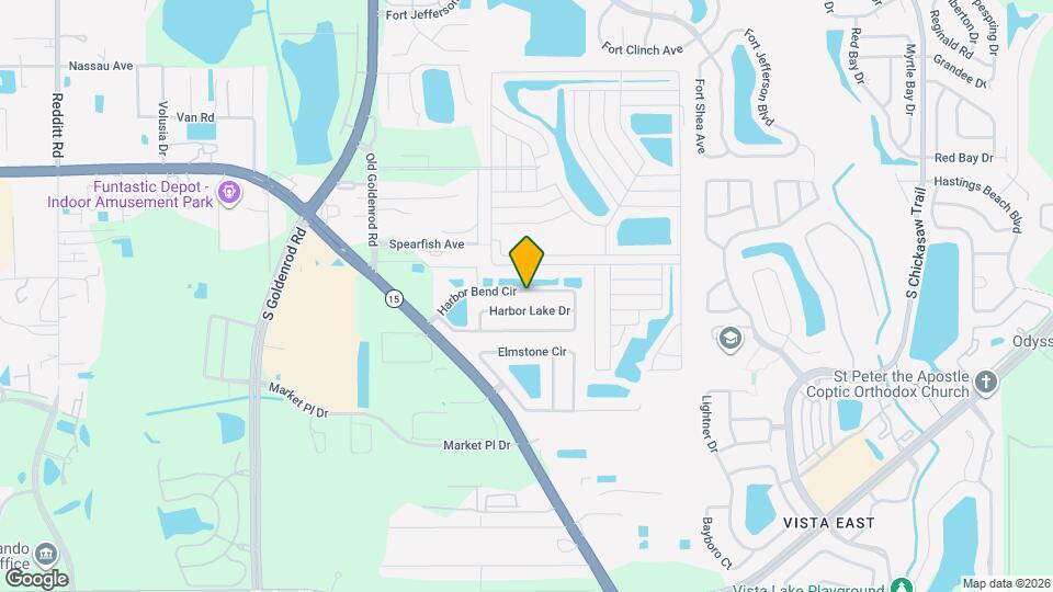 7909 Harbor Bend Cir Map and Location Details