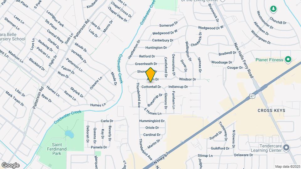 2185 Cottontail Dr Map and Location Details
