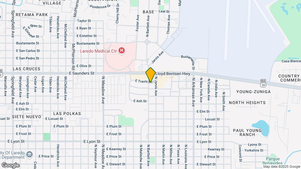 2201 E Travis St, Unit 203 Map and Location Details