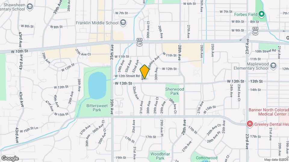 3033 W 13th St Mapa y Detalles de la Ubicación