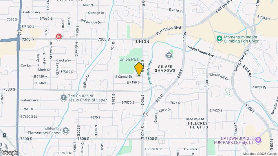 7428 S 700 E Map and Location Details