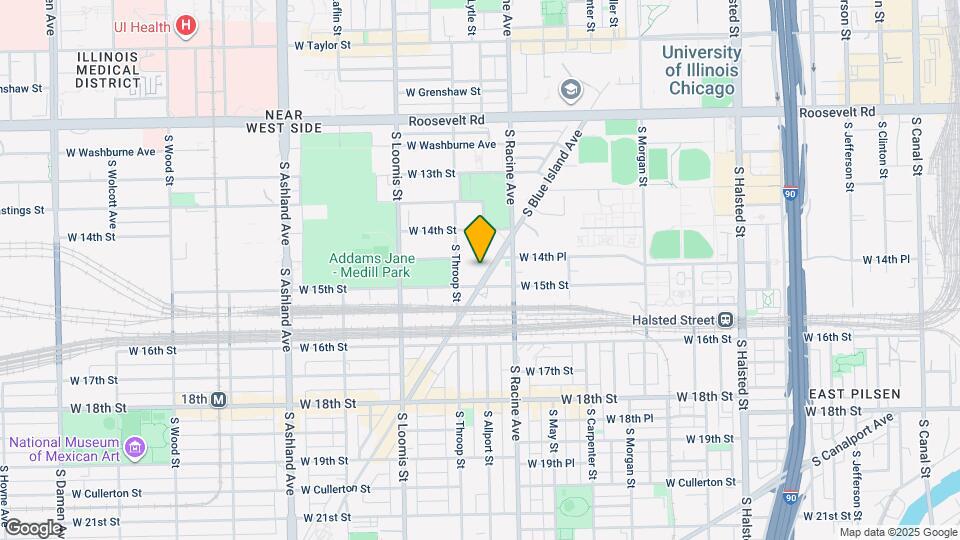 1243 S Blue Island Ave Map and Location Details