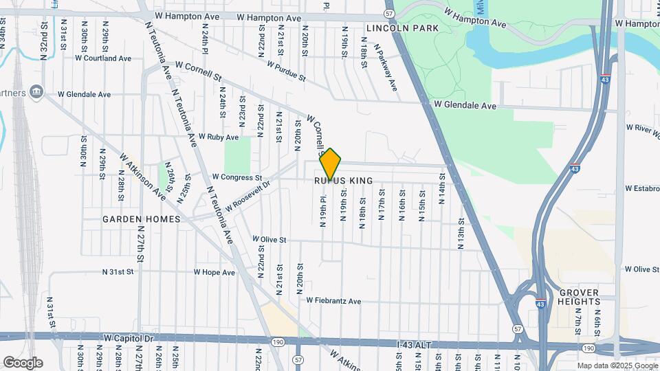 4364 N 19th Pl, Unit 4364A North 19th Place Map and Location Details