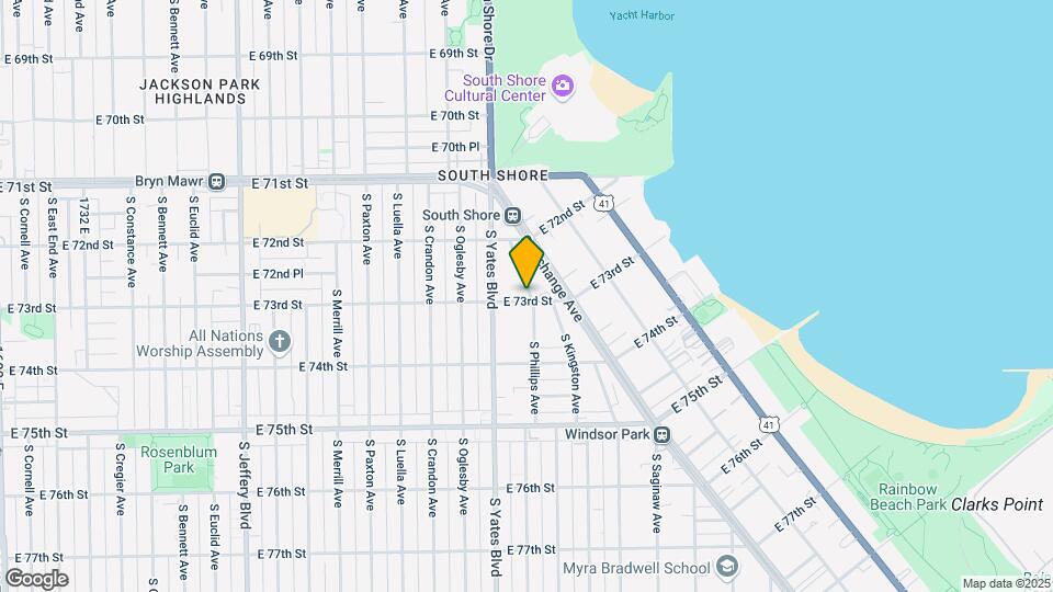 2432 E 73rd St Map and Location Details