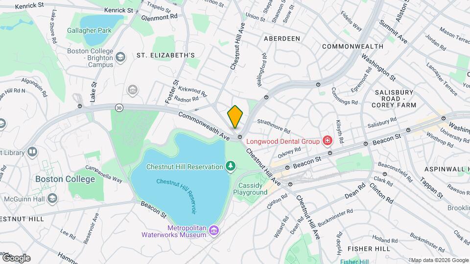 290 Chestnut Hill Ave Map and Location Details