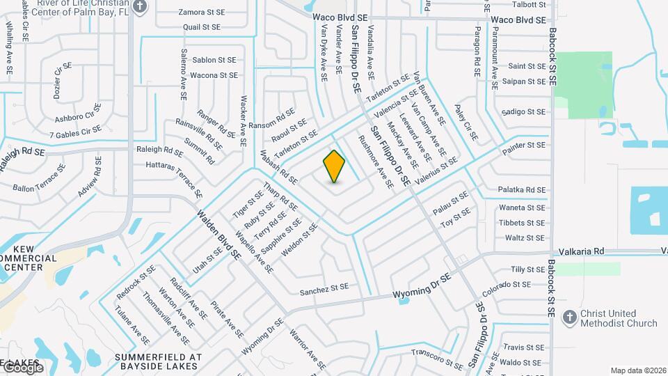 1261 Rainbow Rd SE Map and Location Details