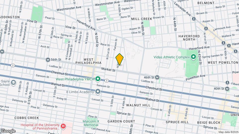 15 N 50th St Map and Location Details