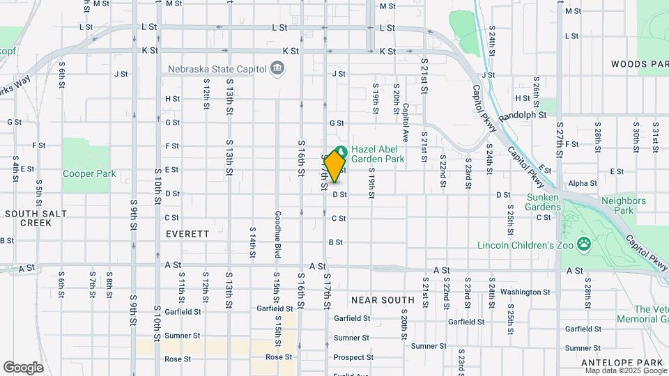 1724 D St Mapa y Detalles de la Ubicación