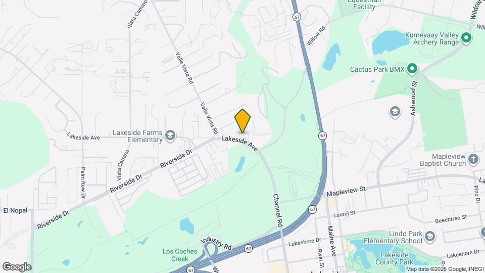 12156 Lakeside Ave Map and Location Details