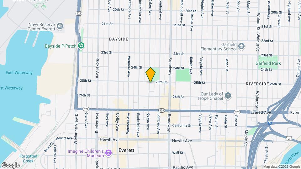2503 Oakes Ave Map and Location Details