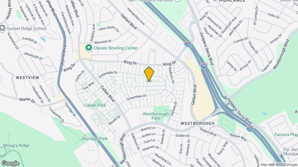 3830 Fairfax Way Map and Location Details