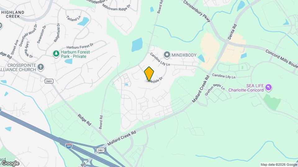 8526 Appledale Dr Map and Location Details