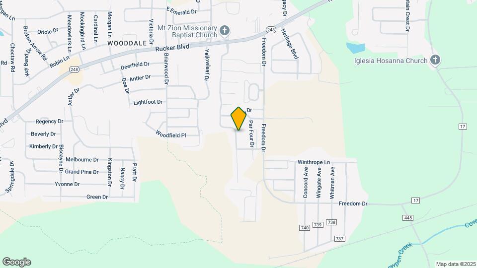 128 N Spring View Dr Map and Location Details