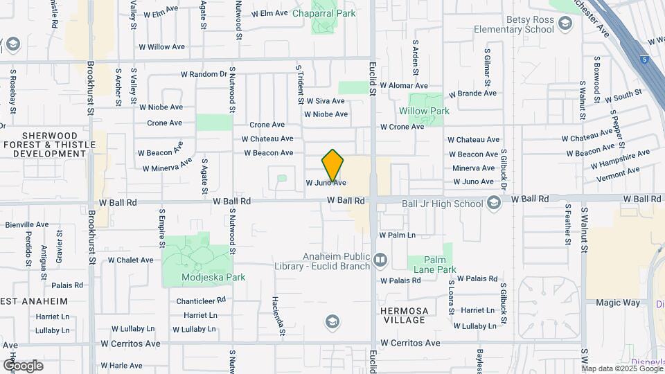 1756-1760 W Juno Ave Map and Location Details