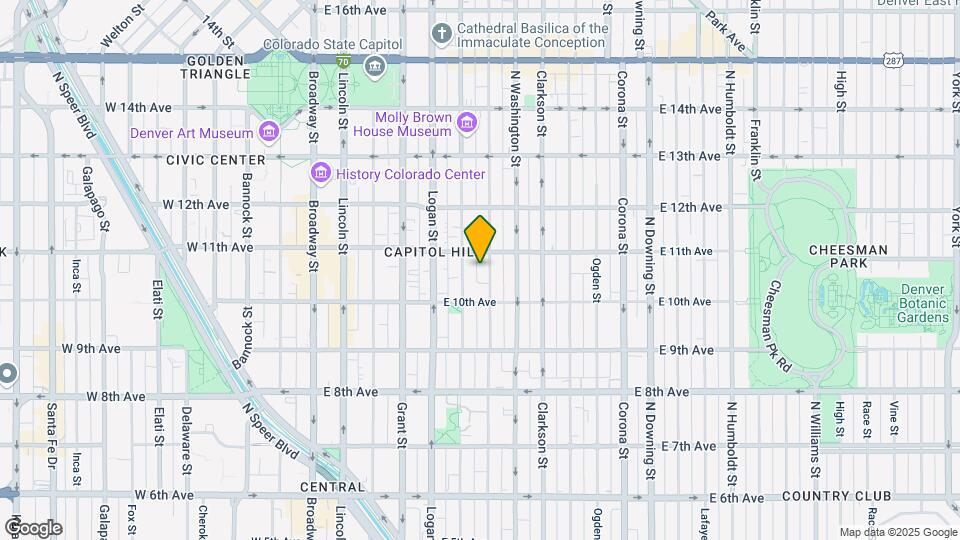 1065 Pearl St Mapa y Detalles de la Ubicación