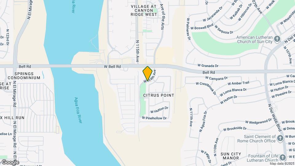 16906 N Briarwood Dr Map and Location Details