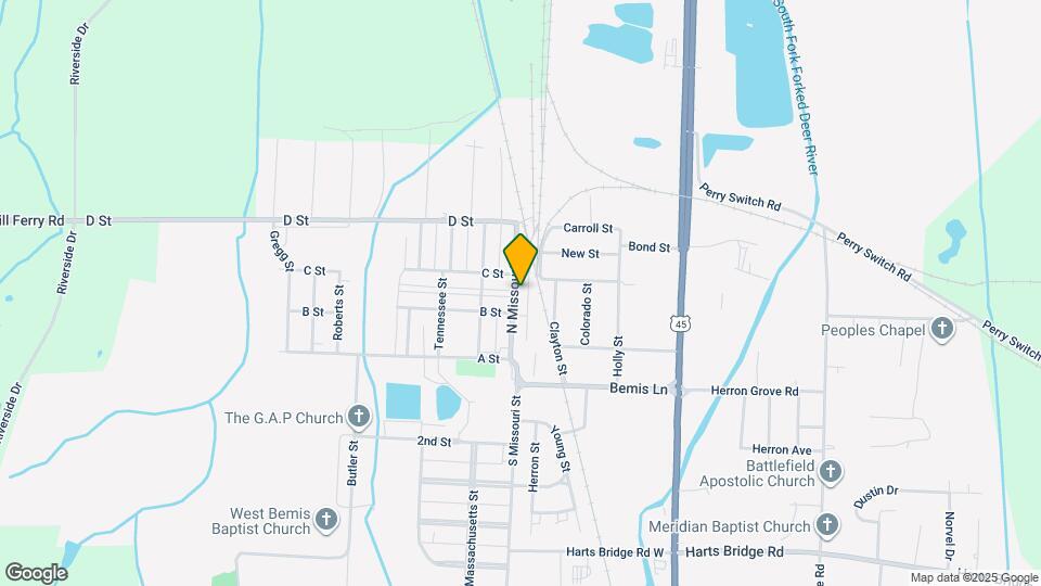 114 N Missouri St Map and Location Details