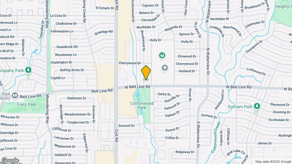 102 Brookwood Dr Map and Location Details