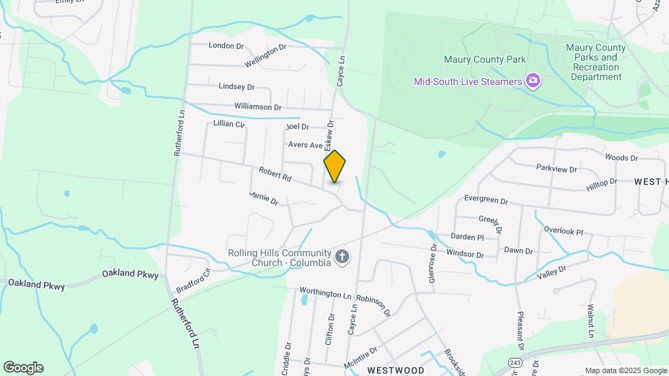 1612 Robert Rd Mapa y Detalles de la Ubicación