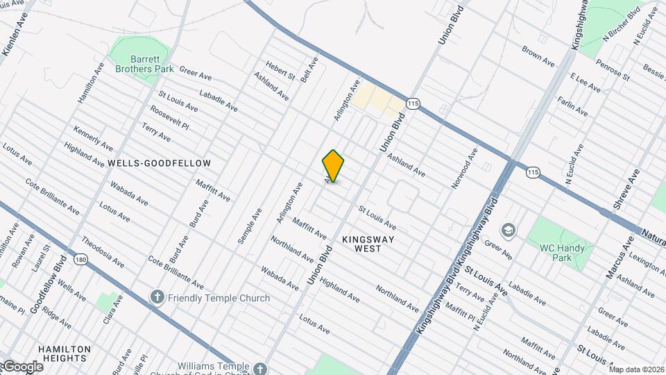 5339 St Louis Ave Map and Location Details