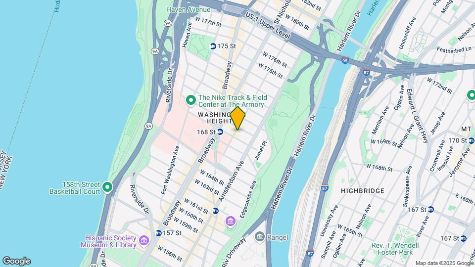 61 Audubon Avenue Mapa y Detalles de la Ubicación