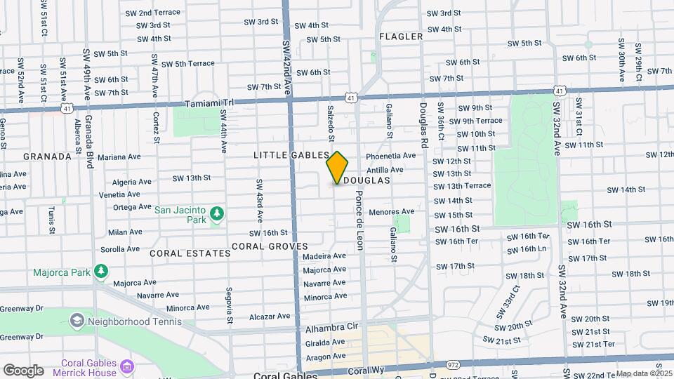 234 Sidonia Ave Map and Location Details