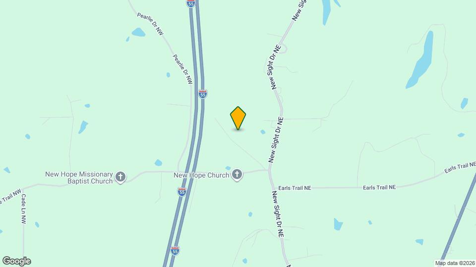 1852 Covington Ln NE Map and Location Details