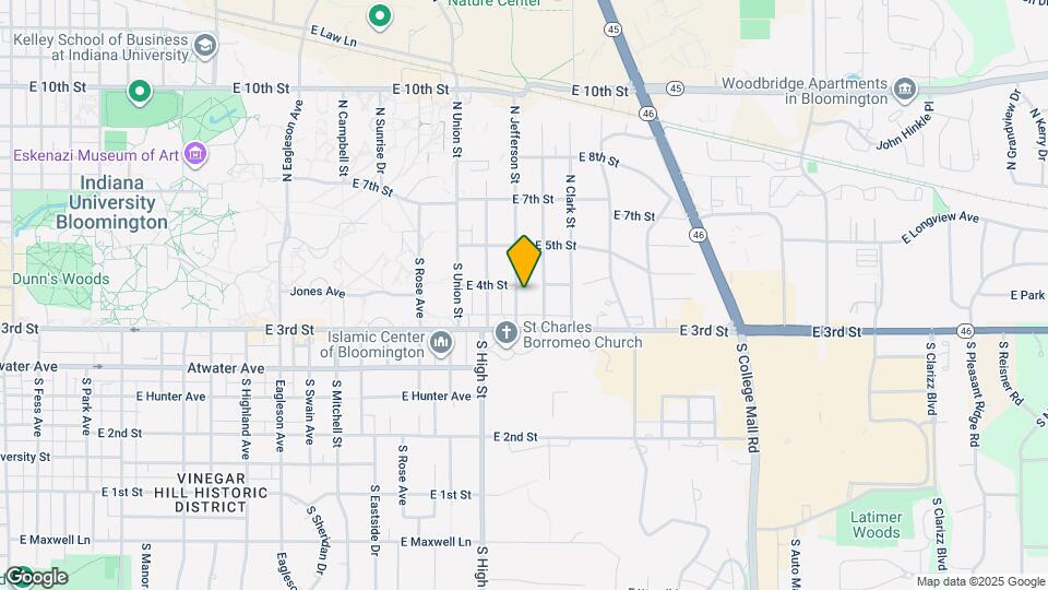 208 S Jefferson St Map and Location Details