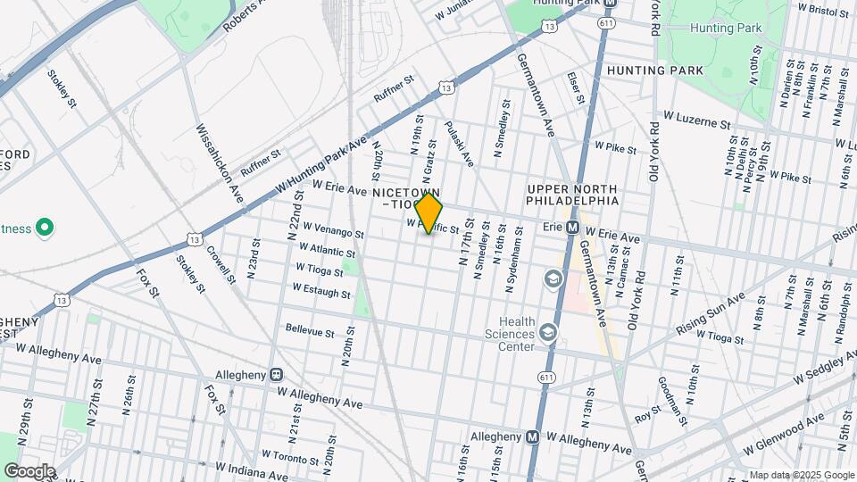 1801 W Venango St Map and Location Details