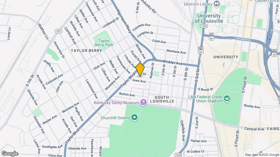 725 Iowa Ave Mapa y Detalles de la Ubicación