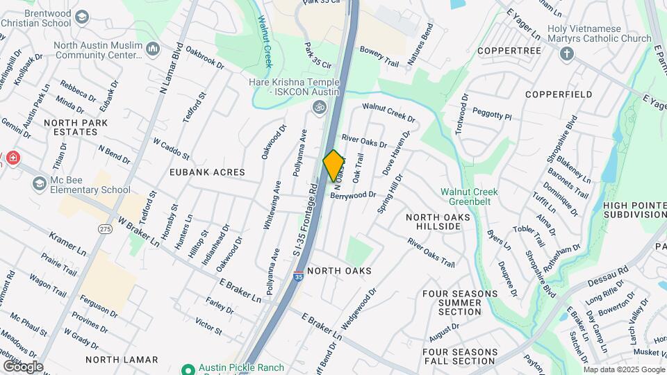 11702 N Oaks Dr Map and Location Details