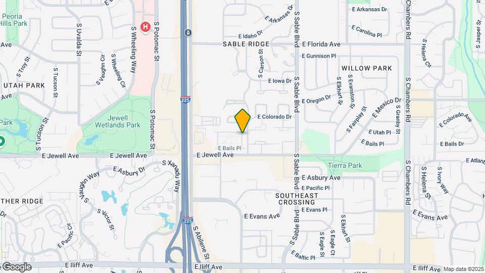 14073 E Utah Cir Map and Location Details