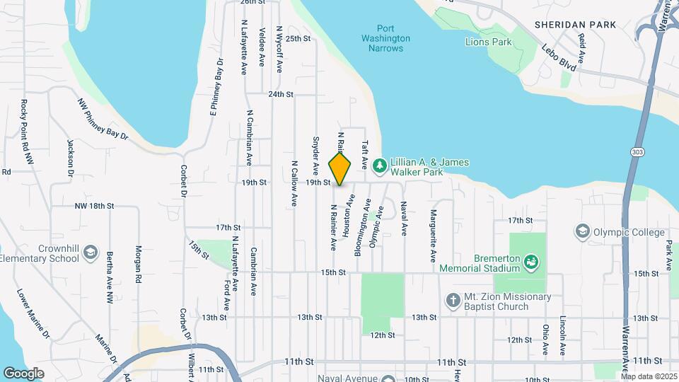 1744 N Rainier Ave Map and Location Details