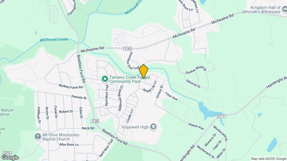 7207 Tanners Creek Dr Map and Location Details