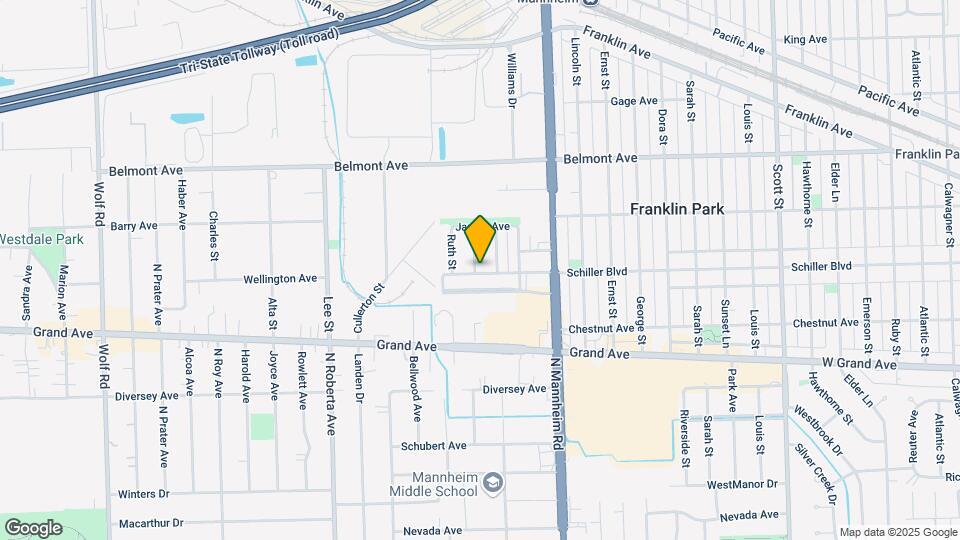 3001 Prairie St Map and Location Details