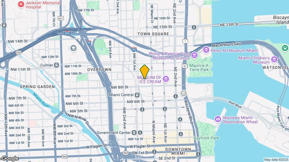 800 N Miami Ave, Unit 1404 Map and Location Details