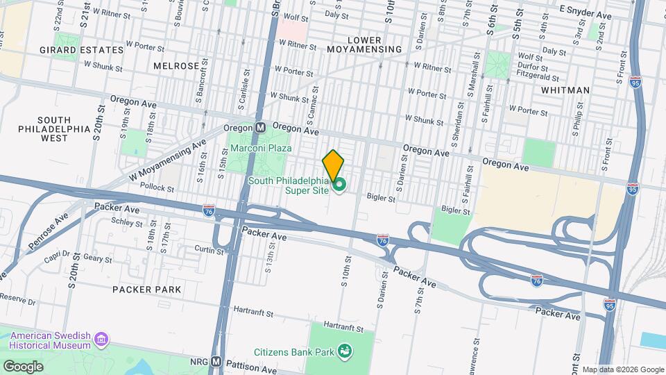 2849 S 11th St Map and Location Details