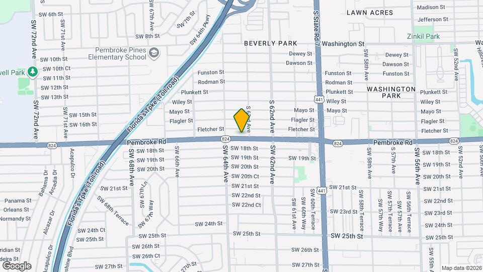 6321 Pembroke Rd Mapa y Detalles de la Ubicación